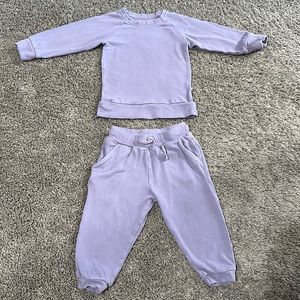 Kyte Baby taro bamboo jersey jogger set